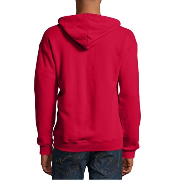NWT Men's Hanes® EcoSmart Fleece Full-Zip Hooded Jacket - Picture 3 of 6